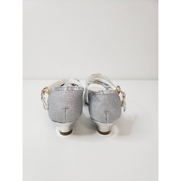 Amtidy Girl's Glitter Dress Pumps in Silver - Size‎ 30 (US 12.5) - Picture 4 of 7